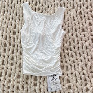 TALA Women’s 365 Ruched Side Open Back Top